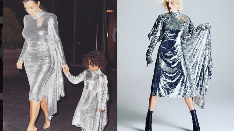 Images via Kim Kardashian and Taylor Swift’s Instagrams